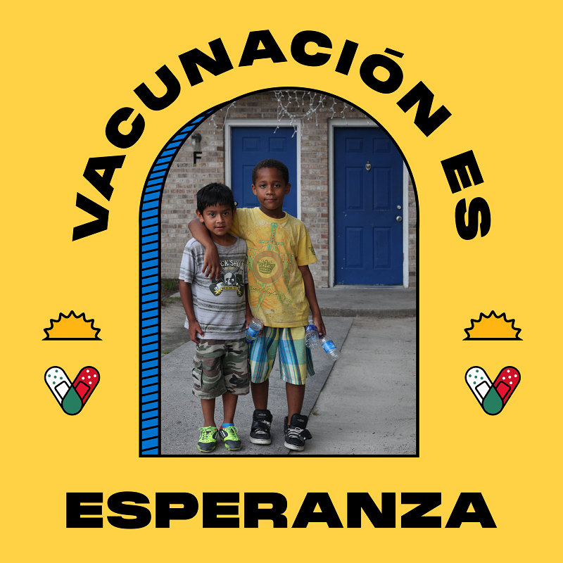 Hope Social Spanish vaccine promotion flier thumbnails